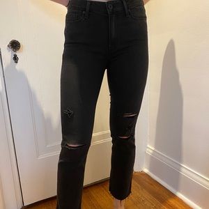 PAIGE black jeans with rips